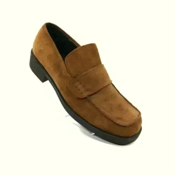 Bernardo Billy brown suede loafers - Picture 1 of 8